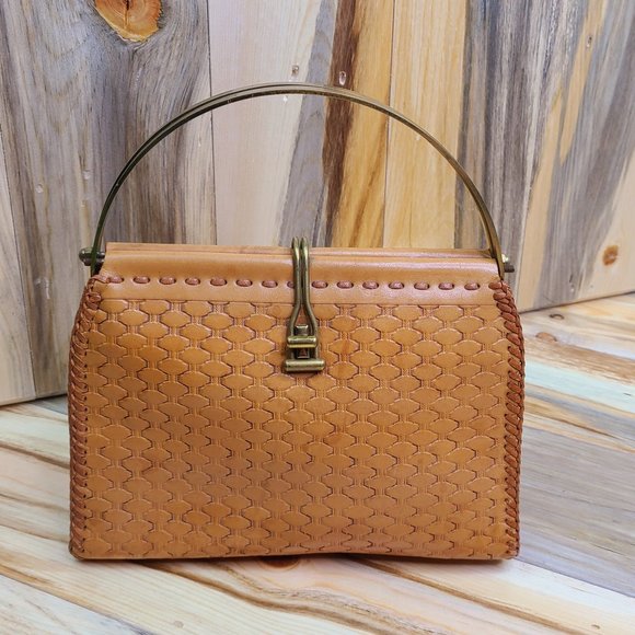 Vintage Handbags - Vintage Leather Handbag